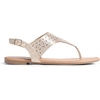 image:imageDREAM PAIRS Womens Rhinestone Casual Wear Cute Gladiator Flat Sandals Beach Dressy TStrap Thong SandalsGold