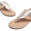 image:imageDREAM PAIRS Womens Rhinestone Casual Wear Cute Gladiator Flat Sandals Beach Dressy TStrap Thong SandalsGold