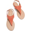 image:imageDREAM PAIRS Womens Rhinestone Casual Wear Cute Gladiator Flat Sandals Beach Dressy TStrap Thong SandalsOrange