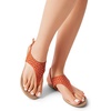 image:imageDREAM PAIRS Womens Rhinestone Casual Wear Cute Gladiator Flat Sandals Beach Dressy TStrap Thong SandalsOrange