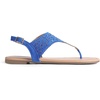 image:imageDREAM PAIRS Womens Rhinestone Casual Wear Cute Gladiator Flat Sandals Beach Dressy TStrap Thong SandalsRoyalBlue