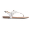 image:imageDREAM PAIRS Womens Rhinestone Casual Wear Cute Gladiator Flat Sandals Beach Dressy TStrap Thong SandalsWhite