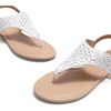 image:imageDREAM PAIRS Womens Rhinestone Casual Wear Cute Gladiator Flat Sandals Beach Dressy TStrap Thong SandalsWhite
