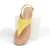 image:imageDREAM PAIRS Womens Rhinestone Casual Wear Cute Gladiator Flat Sandals Beach Dressy TStrap Thong SandalsYellow