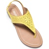 image:imageDREAM PAIRS Womens Rhinestone Casual Wear Cute Gladiator Flat Sandals Beach Dressy TStrap Thong SandalsYellow