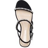 image:imageDREAM PAIRS Womens Rhinestone Sandals Open Toe Casual Dressy Sparkly Comfortable Flat Summer ShoesBlack
