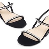 image:imageDREAM PAIRS Womens Rhinestone Sandals Open Toe Casual Dressy Sparkly Comfortable Flat Summer ShoesBlack