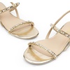 image:imageDREAM PAIRS Womens Rhinestone Sandals Open Toe Casual Dressy Sparkly Comfortable Flat Summer ShoesGold