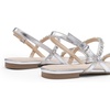 image:imageDREAM PAIRS Womens Rhinestone Sandals Open Toe Casual Dressy Sparkly Comfortable Flat Summer ShoesSilver
