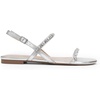 image:imageDREAM PAIRS Womens Rhinestone Sandals Open Toe Casual Dressy Sparkly Comfortable Flat Summer ShoesSilver