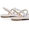 image:imageDREAM PAIRS Womens Rhinestone Sandals Open Toe Casual Dressy Sparkly Comfortable Flat Summer ShoesWhite
