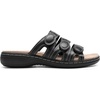 image:imageDREAM PAIRS Womens Slide Sandals Comfortable Arch Support Casual Walking Sandals Adjustable Straps Slip On Low Wedge Flat SandalsBlack