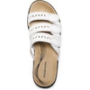 image:imageDREAM PAIRS Womens Slide Sandals Comfortable Arch Support Casual Walking Sandals Adjustable Straps Slip On Low Wedge Flat SandalsWhite