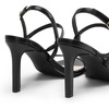 image:imageDREAM PAIRS Womens Slingback Heels High Stilettos Open Square Toe Ankle Strap Pumps Sexy Comfort Strappy Dress Shoes Wedding Bridal Heeled SandalsBlackpu
