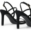 image:imageDREAM PAIRS Womens Slingback Heels High Stilettos Open Square Toe Ankle Strap Pumps Sexy Comfort Strappy Dress Shoes Wedding Bridal Heeled SandalsBlacknubuck
