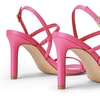 image:imageDREAM PAIRS Womens Slingback Heels High Stilettos Open Square Toe Ankle Strap Pumps Sexy Comfort Strappy Dress Shoes Wedding Bridal Heeled SandalsHot Pinkpu