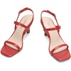 image:imageDREAM PAIRS Womens Slingback Heels Square Open Toe Strappy Sandals Ankle Strap High Heeled Dressy ShoesRedpu