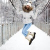 image:imageDREAM PAIRS Womens Snow BootsBeigeWhite