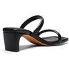 image:imageDREAM PAIRS Womens Square Toe Heels for Women Two Strap Open Toe Low Block Chunky Heels Sandals Dress Pumps ShoesBlack