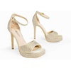 image:imageDREAM PAIRS Womens Stiletto High Heels Platform Ankle Strap Square Open Toe Dress Sexy SandalsGoldrhinestone
