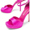 image:imageDREAM PAIRS Womens Stiletto High Heels Platform Ankle Strap Square Open Toe Dress Sexy SandalsHot Pinksatin