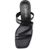 image:imageDREAM PAIRS Womens Strappy Heels Block Open Toe Low Heel Chunky Mules Sandals Dress ShoesBlack