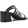 image:imageDREAM PAIRS Womens Strappy Heels Block Open Toe Low Heel Chunky Mules Sandals Dress ShoesBlack
