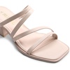 image:imageDREAM PAIRS Womens Strappy Heels Block Open Toe Low Heel Chunky Mules Sandals Dress ShoesPink