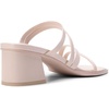 image:imageDREAM PAIRS Womens Strappy Heels Block Open Toe Low Heel Chunky Mules Sandals Dress ShoesPink