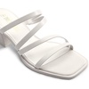 image:imageDREAM PAIRS Womens Strappy Heels Block Open Toe Low Heel Chunky Mules Sandals Dress ShoesWhite