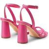 image:imageDREAM PAIRS Womens Strappy Round Heels Open Square Toe Ankle Strap Party Sandals Dress ShoesHot Pinkpu