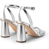 image:imageDREAM PAIRS Womens Strappy Round Heels Open Square Toe Ankle Strap Party Sandals Dress ShoesSilverpu