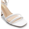 image:imageDREAM PAIRS Womens Strappy Round Heels Open Square Toe Ankle Strap Party Sandals Dress ShoesWhitepu