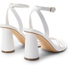 image:imageDREAM PAIRS Womens Strappy Round Heels Open Square Toe Ankle Strap Party Sandals Dress ShoesWhitepu