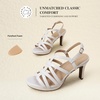 image:imageDREAM PAIRS Womens Strappy Stiletto High Heels Round Toe Platform Dress Shoes Comfortable Ankle Strap Heeled Sandals For Formal Party Wedding Evening DressWhite
