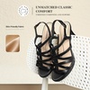 image:imageDREAM PAIRS Womens Strappy Stiletto High Heels Round Toe Platform Dress Shoes Comfortable Ankle Strap Heeled Sandals For Formal Party Wedding Evening DressBlack