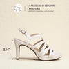image:imageDREAM PAIRS Womens Strappy Stiletto High Heels Round Toe Platform Dress Shoes Comfortable Ankle Strap Heeled Sandals For Formal Party Wedding Evening DressWhite