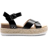 image:imageDREAM PAIRS Womens Stylish Platform Espadrille Wedge Sandals Round Toe Summer Causal Shoes Crisscross Band Adjustable Ankle Strap BuckleBlack