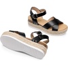 image:imageDREAM PAIRS Womens Stylish Platform Espadrille Wedge Sandals Round Toe Summer Causal Shoes Crisscross Band Adjustable Ankle Strap BuckleBlack