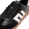 image:imageDREAM PAIRS Womens Tennis Sneakers Walking Flat LowTop Casual LaceUp Comfortable Nia Fashion Sneakers ShoesBlack