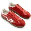 image:imageDREAM PAIRS Womens Tennis Sneakers Walking Flat LowTop Casual LaceUp Comfortable Nia Fashion Sneakers ShoesRedWhite