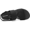 image:imageDREAM PAIRS Womens Walking Sandals Lightweight Soft Footbed Low Wedge Comfort Indoor Outdoor Flat SandalsAll Black