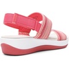 image:imageDREAM PAIRS Womens Walking Sandals Lightweight Soft Footbed Low Wedge Comfort Indoor Outdoor Flat SandalsRed