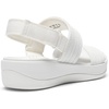 image:imageDREAM PAIRS Womens Walking Sandals Lightweight Soft Footbed Low Wedge Comfort Indoor Outdoor Flat SandalsWhite