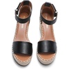 image:imageDREAM PAIRS Womens Wedge Sandals Open Toe Espadrilles Sandals Comfortable Dressy Ankle Strap Platform Sandals Suitable for Work Beach Summer ShoesBlack