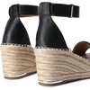 image:imageDREAM PAIRS Womens Wedge Sandals Open Toe Espadrilles Sandals Comfortable Dressy Ankle Strap Platform Sandals Suitable for Work Beach Summer ShoesBlack