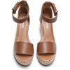 image:imageDREAM PAIRS Womens Wedge Sandals Open Toe Espadrilles Sandals Comfortable Dressy Ankle Strap Platform Sandals Suitable for Work Beach Summer ShoesBrown