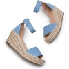 image:imageDREAM PAIRS Womens Wedge Sandals Open Toe Espadrilles Sandals Comfortable Dressy Ankle Strap Platform Sandals Suitable for Work Beach Summer ShoesDenim Blue
