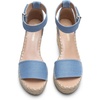 image:imageDREAM PAIRS Womens Wedge Sandals Open Toe Espadrilles Sandals Comfortable Dressy Ankle Strap Platform Sandals Suitable for Work Beach Summer ShoesDenim Blue