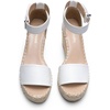 image:imageDREAM PAIRS Womens Wedge Sandals Open Toe Espadrilles Sandals Comfortable Dressy Ankle Strap Platform Sandals Suitable for Work Beach Summer ShoesWhite
